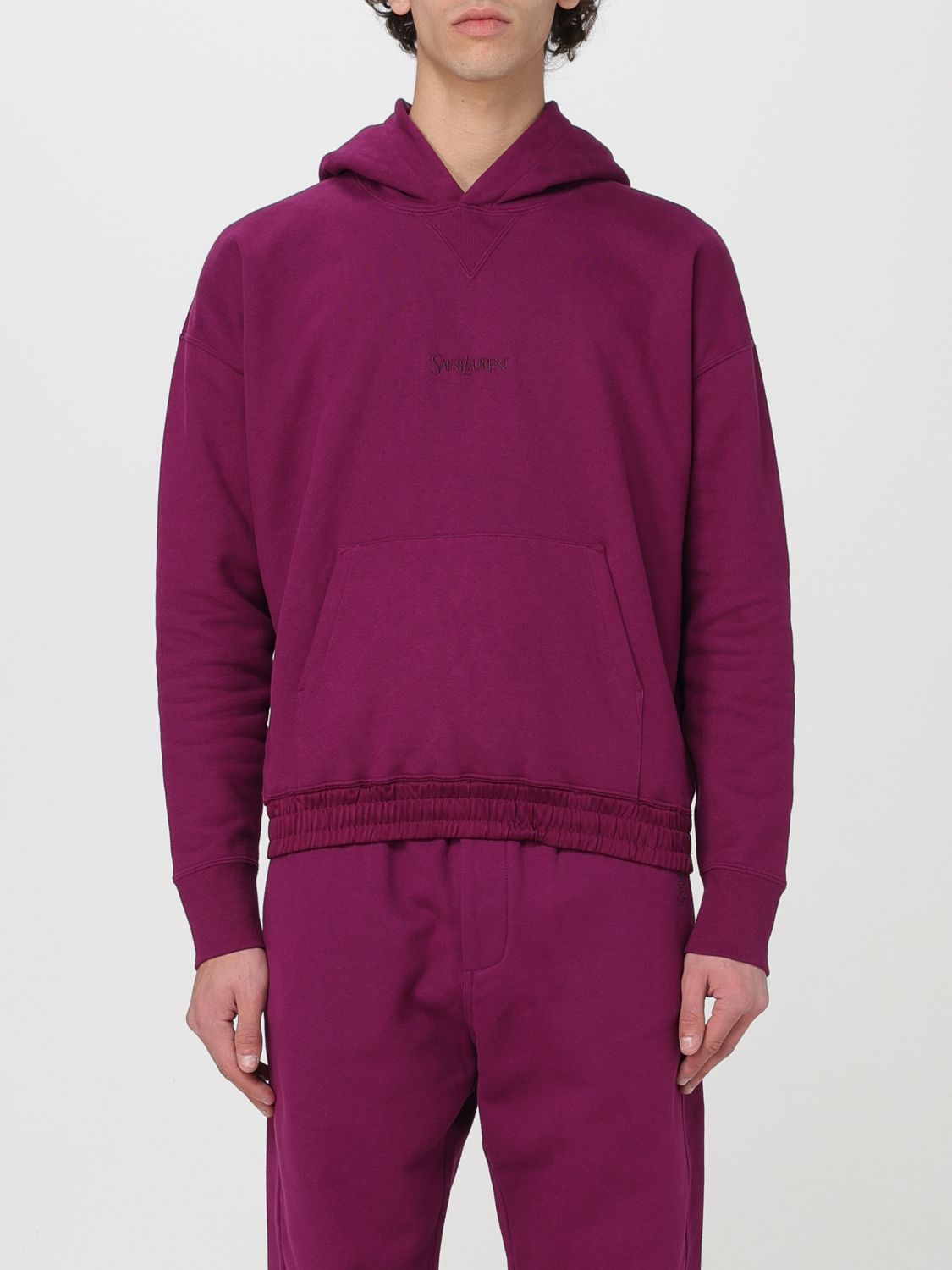 Saint Laurent Sweatshirt SAINT LAURENT Men colour Fuchsia