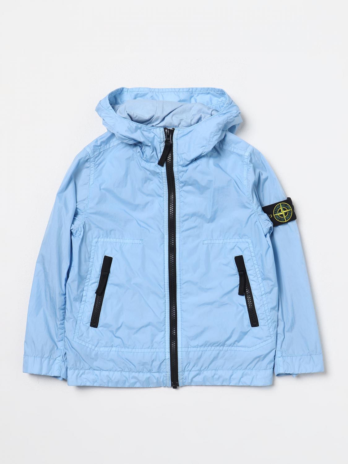 Stone Island Junior Jacket STONE ISLAND JUNIOR Kids colour Gnawed Blue