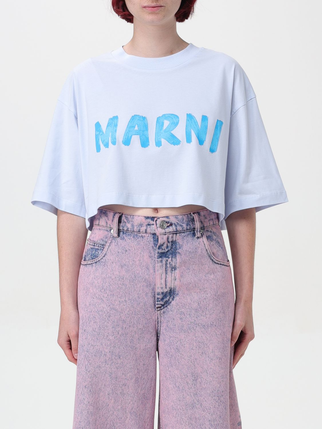 Marni T-Shirt MARNI Woman color Sky Blue