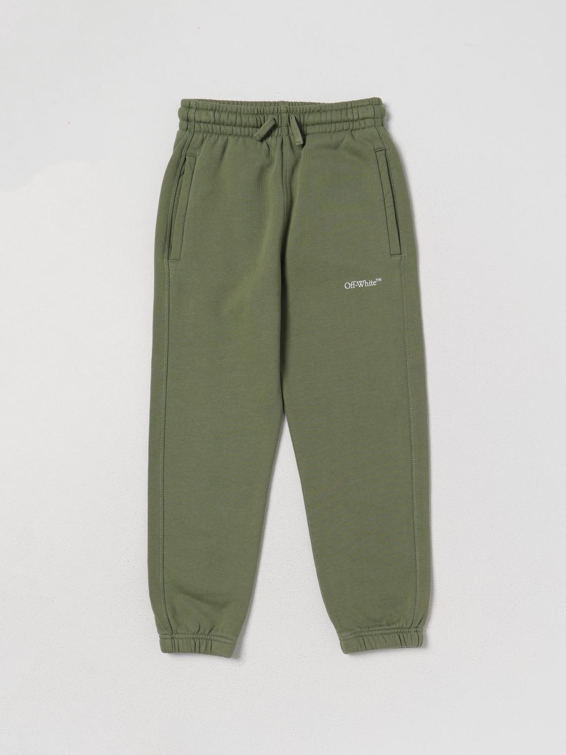 OFF-WHITE Trousers OFF-WHITE Kids colour Military