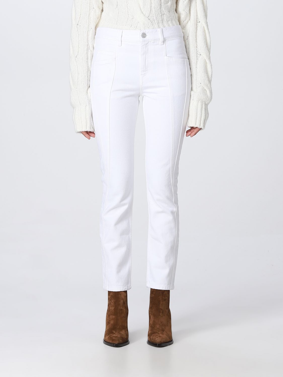 Isabel Marant Jeans ISABEL MARANT Woman colour White