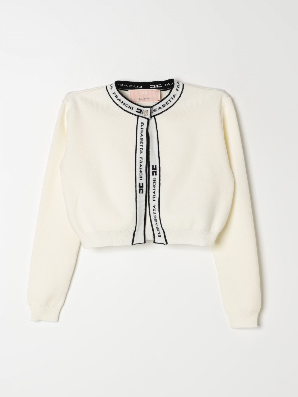 Elisabetta Franchi La Mia Bambina Jumper ELISABETTA FRANCHI LA MIA BAMBINA Kids colour Butter