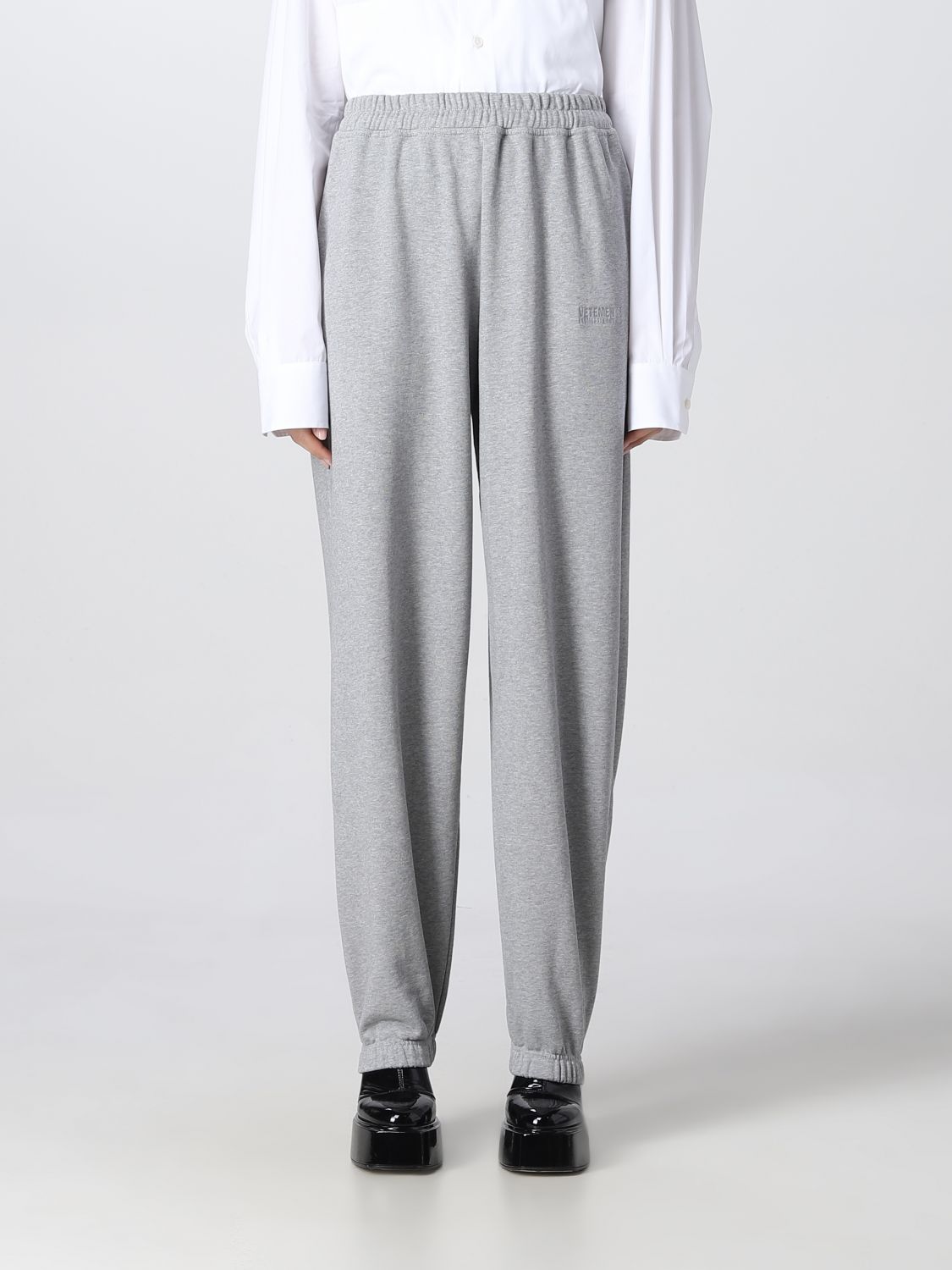 Vetements Trousers VETEMENTS Woman colour Grey