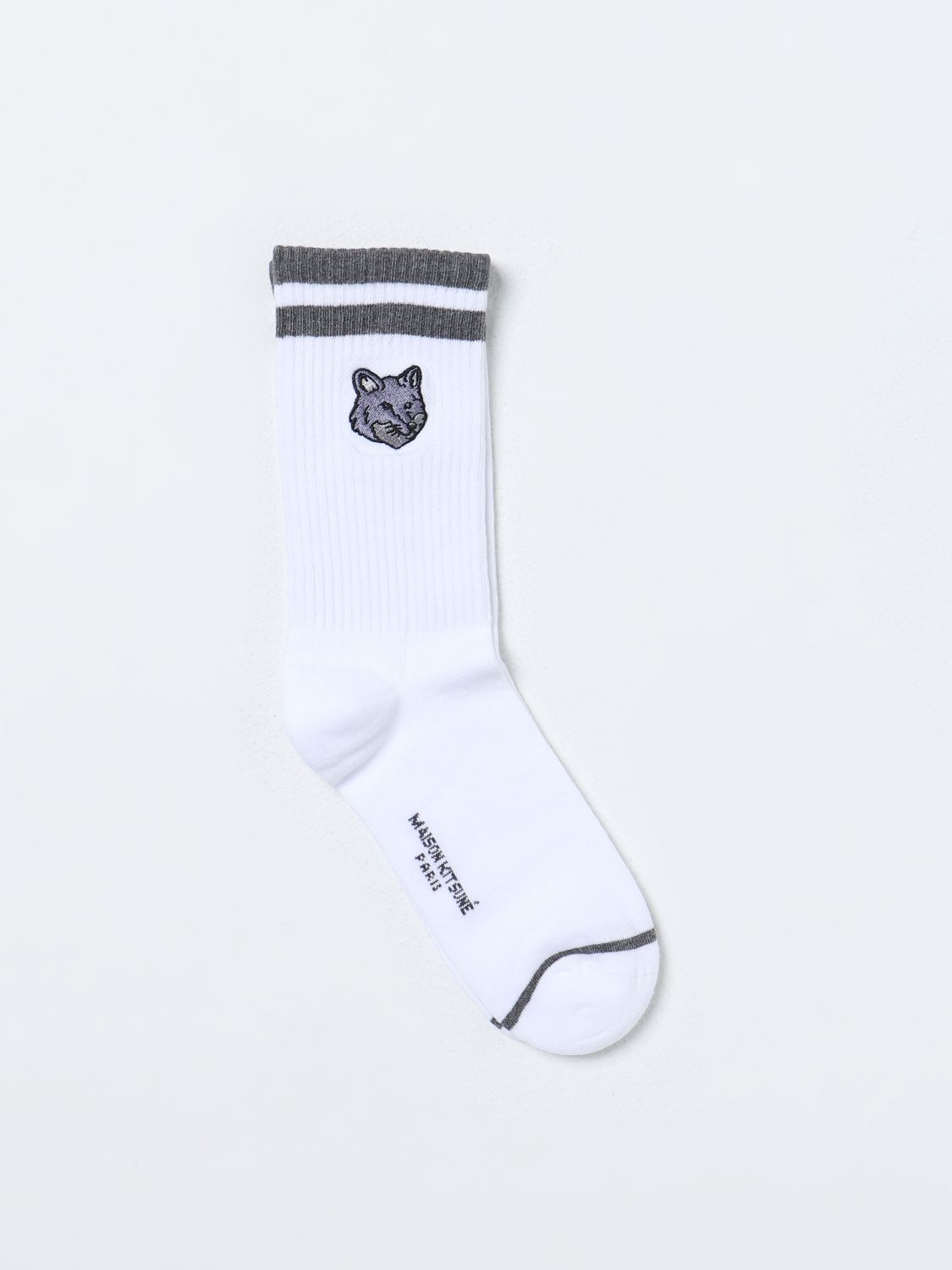 Maison Kitsuné Socks MAISON KITSUNÉ Men colour White