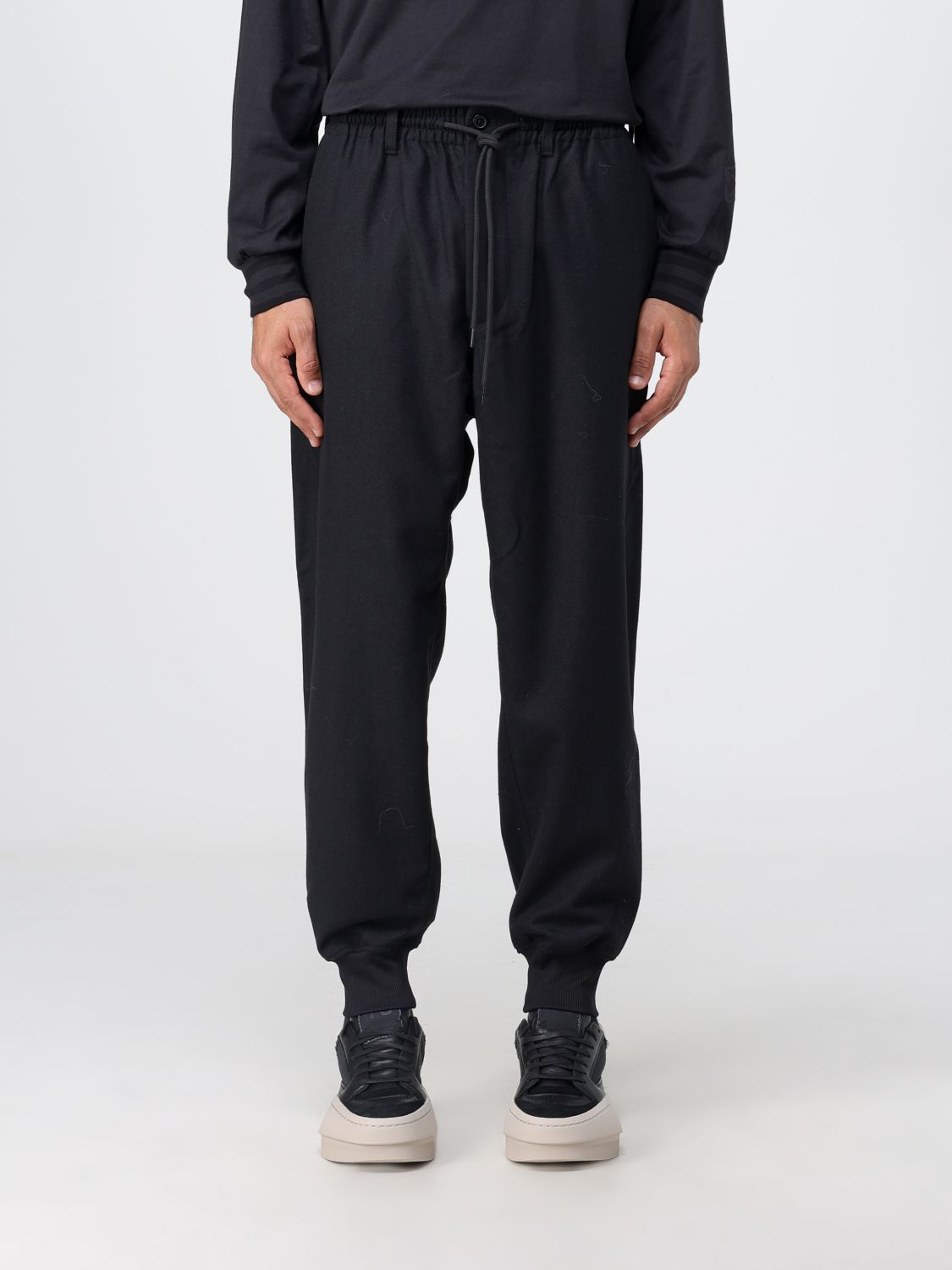 Y-3 Trousers Y-3 Men colour Black