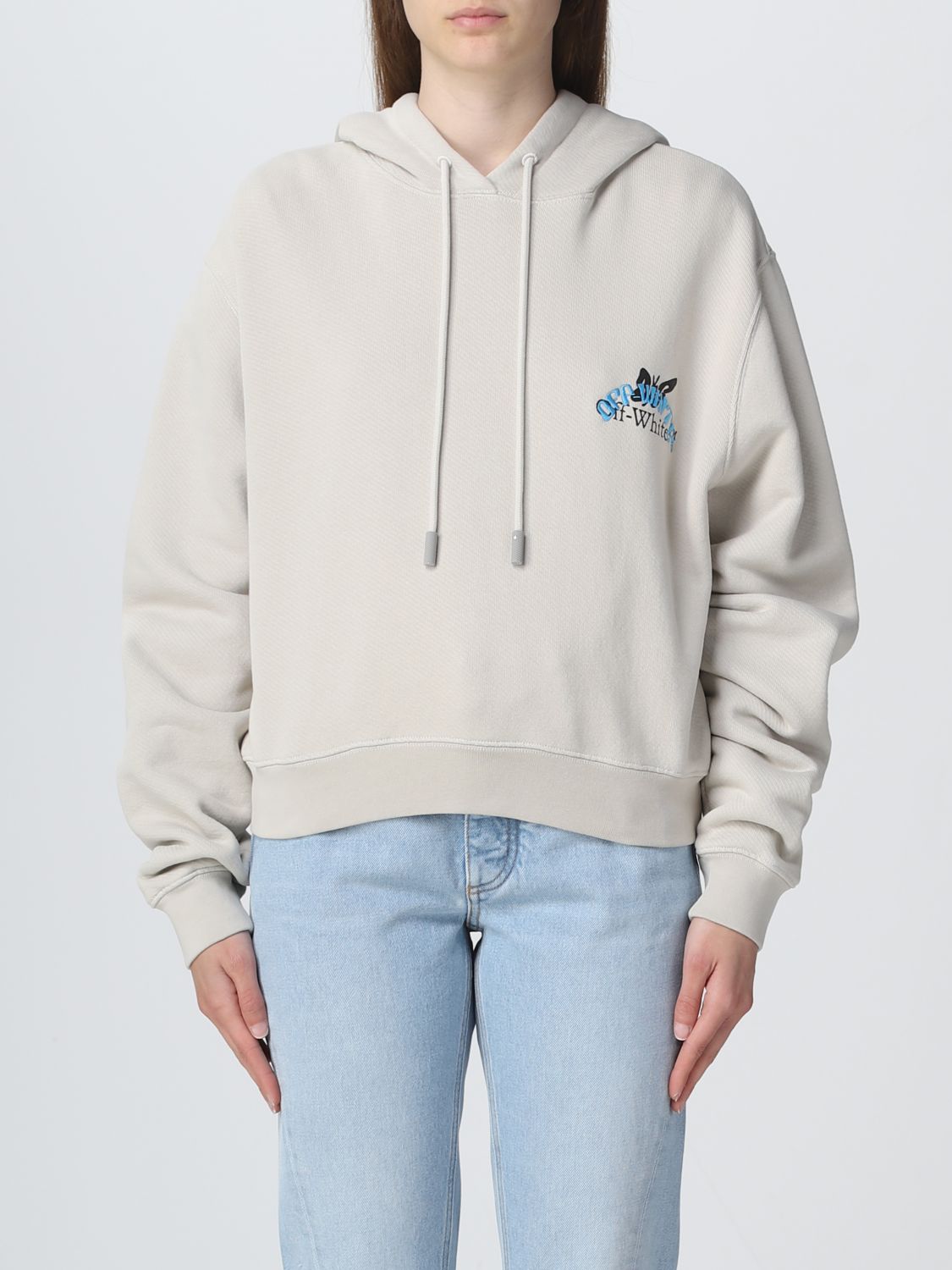 OFF-WHITE Sweatshirt OFF-WHITE Woman colour Grey