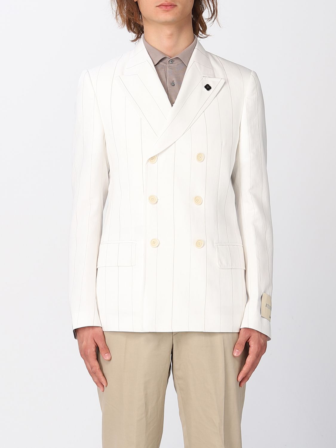 Lardini Blazer LARDINI Men colour White