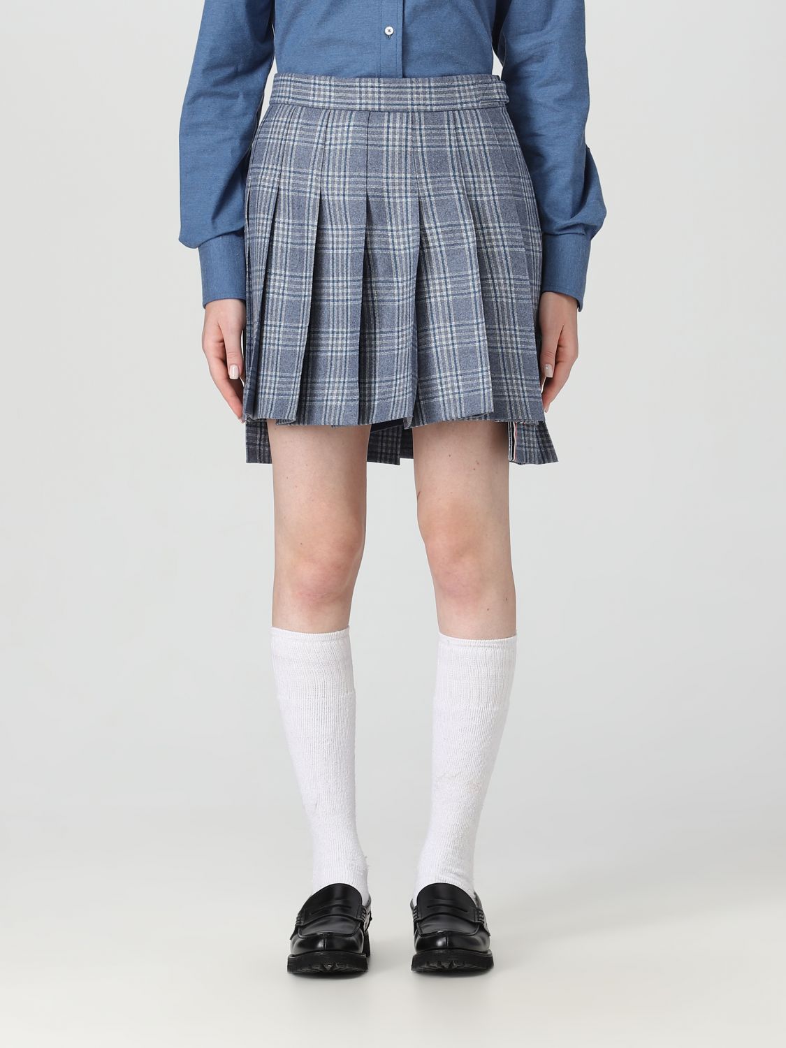 Thom Browne Skirt THOM BROWNE Woman colour Blue