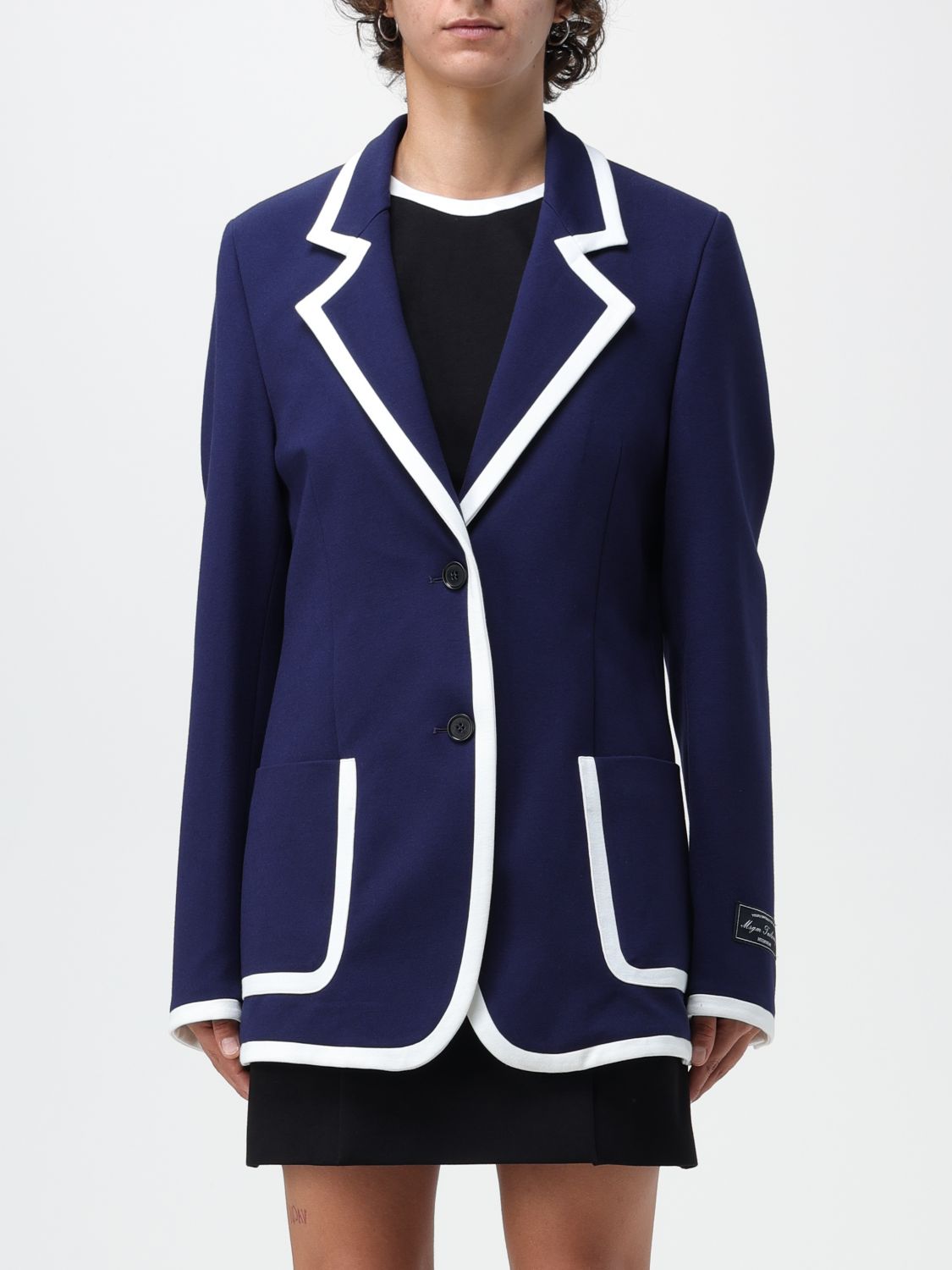 Msgm Blazer MSGM Woman colour Blue