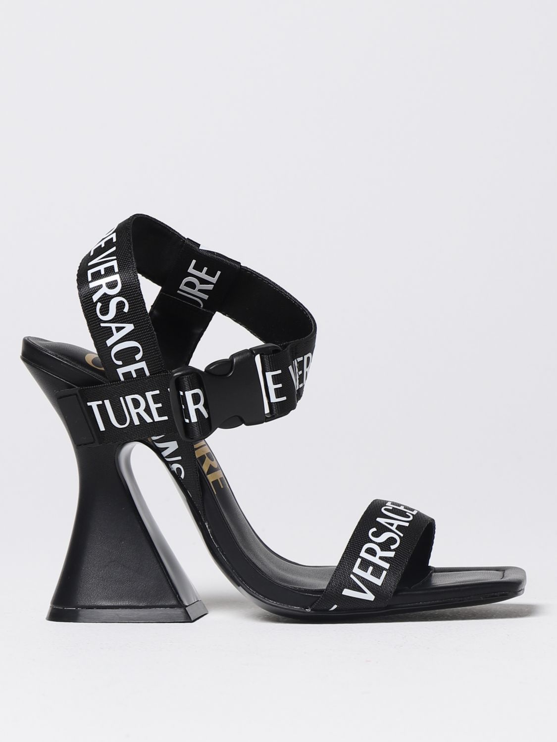 Versace Jeans Couture Heeled Sandals VERSACE JEANS COUTURE Woman colour Black