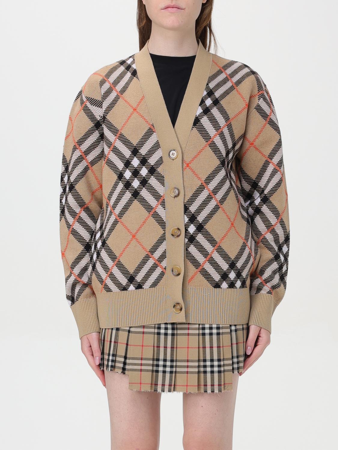 Burberry Cardigan BURBERRY Woman color Sand