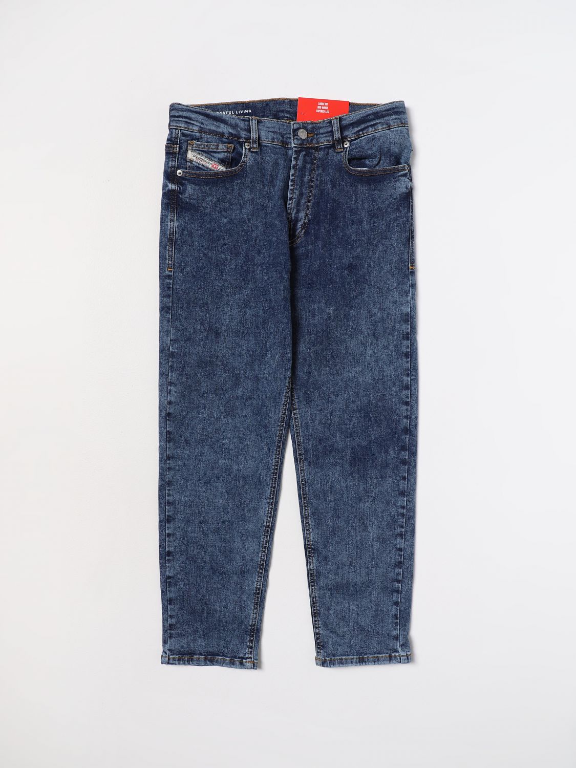 Diesel Trousers DIESEL Kids colour Denim