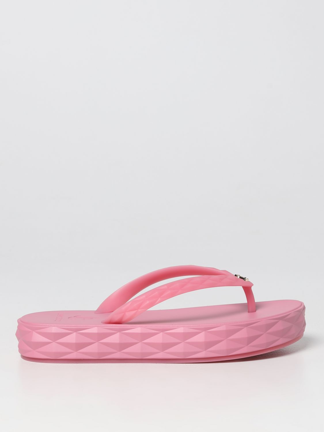 Jimmy Choo Flat Sandals JIMMY CHOO Woman colour Pink