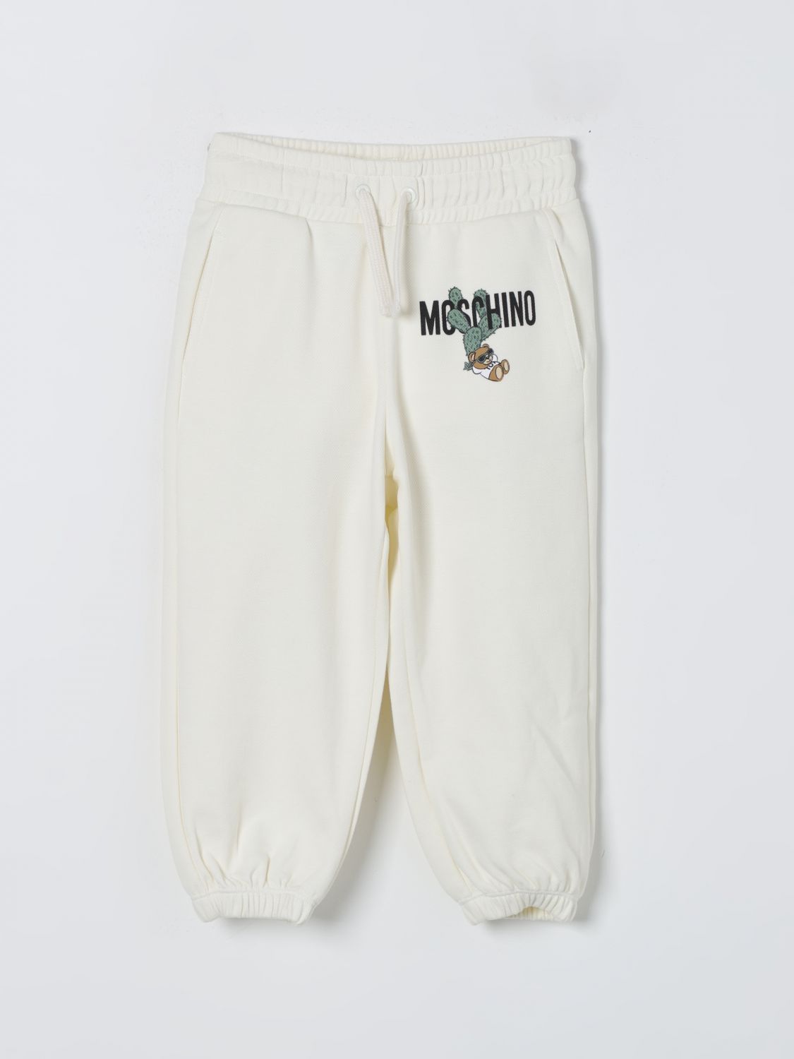  Trousers MOSCHINO KID Kids colour Cream