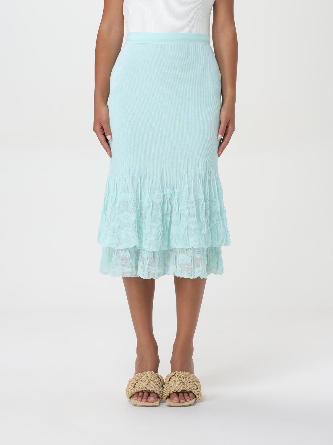 Bottega Veneta Skirt BOTTEGA VENETA Woman color Turquoise