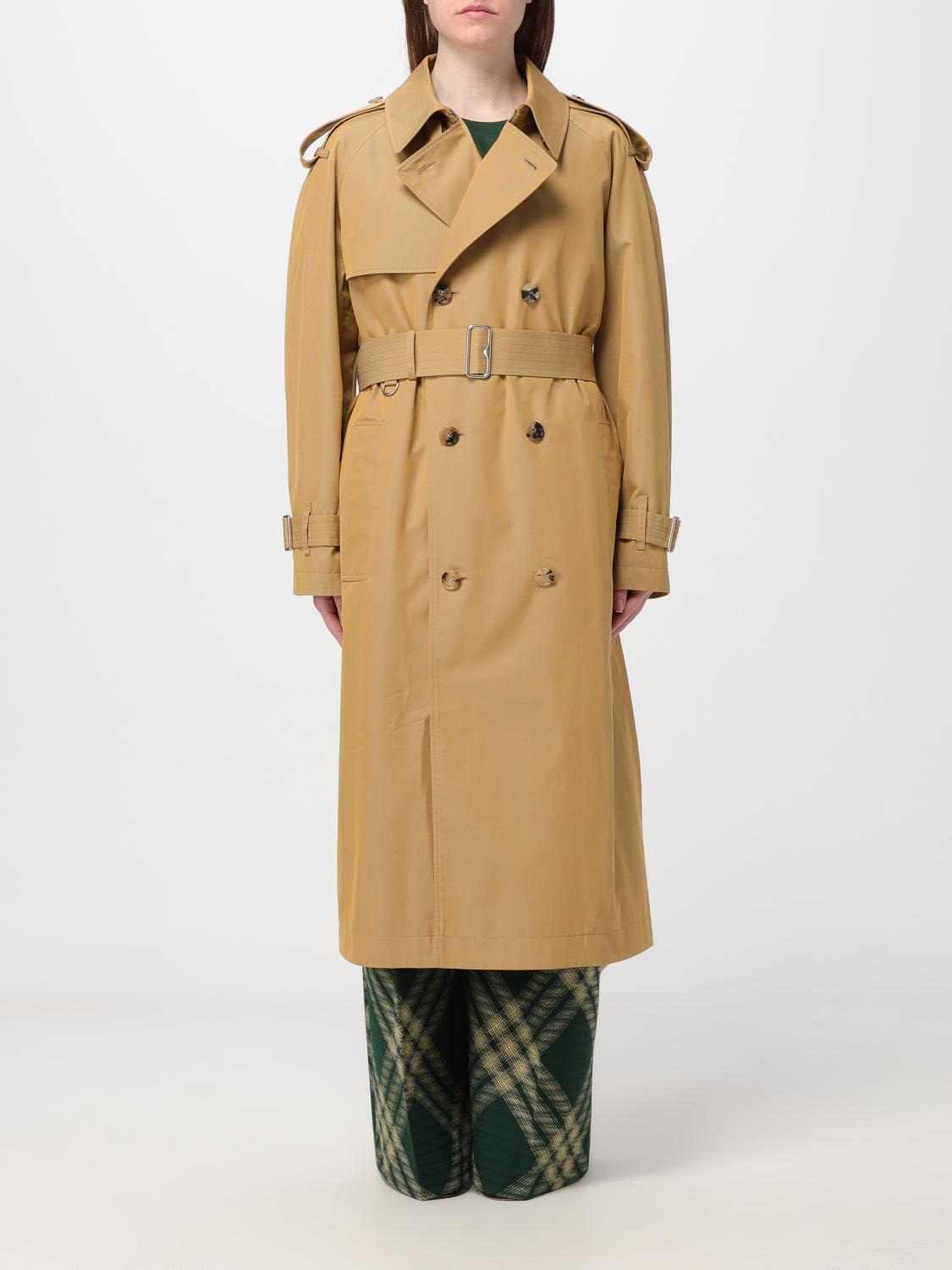 Burberry Trench Coat BURBERRY Woman color Beige