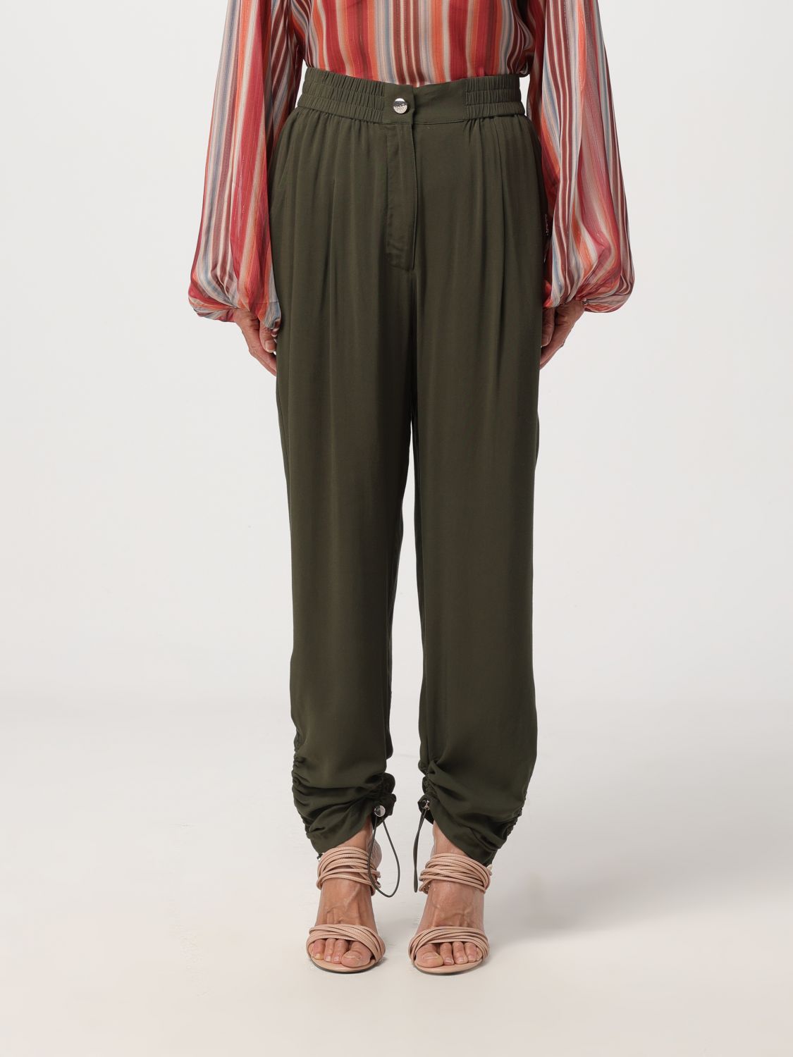 Liu Jo Trousers LIU JO Woman colour Green