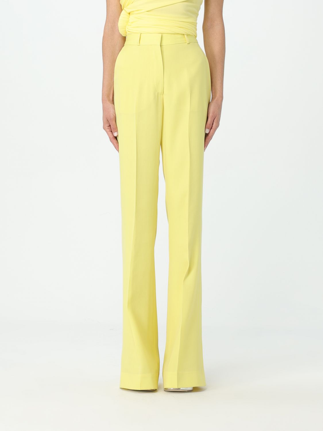 Del Core Pants DEL CORE Woman color Yellow