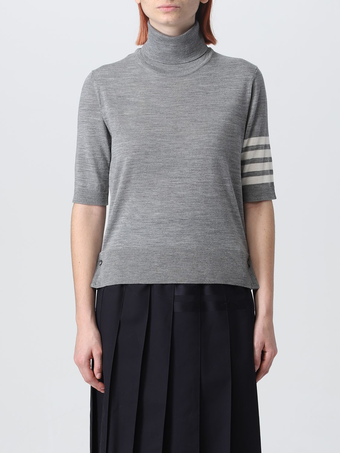 Thom Browne Jumper THOM BROWNE Woman colour Grey