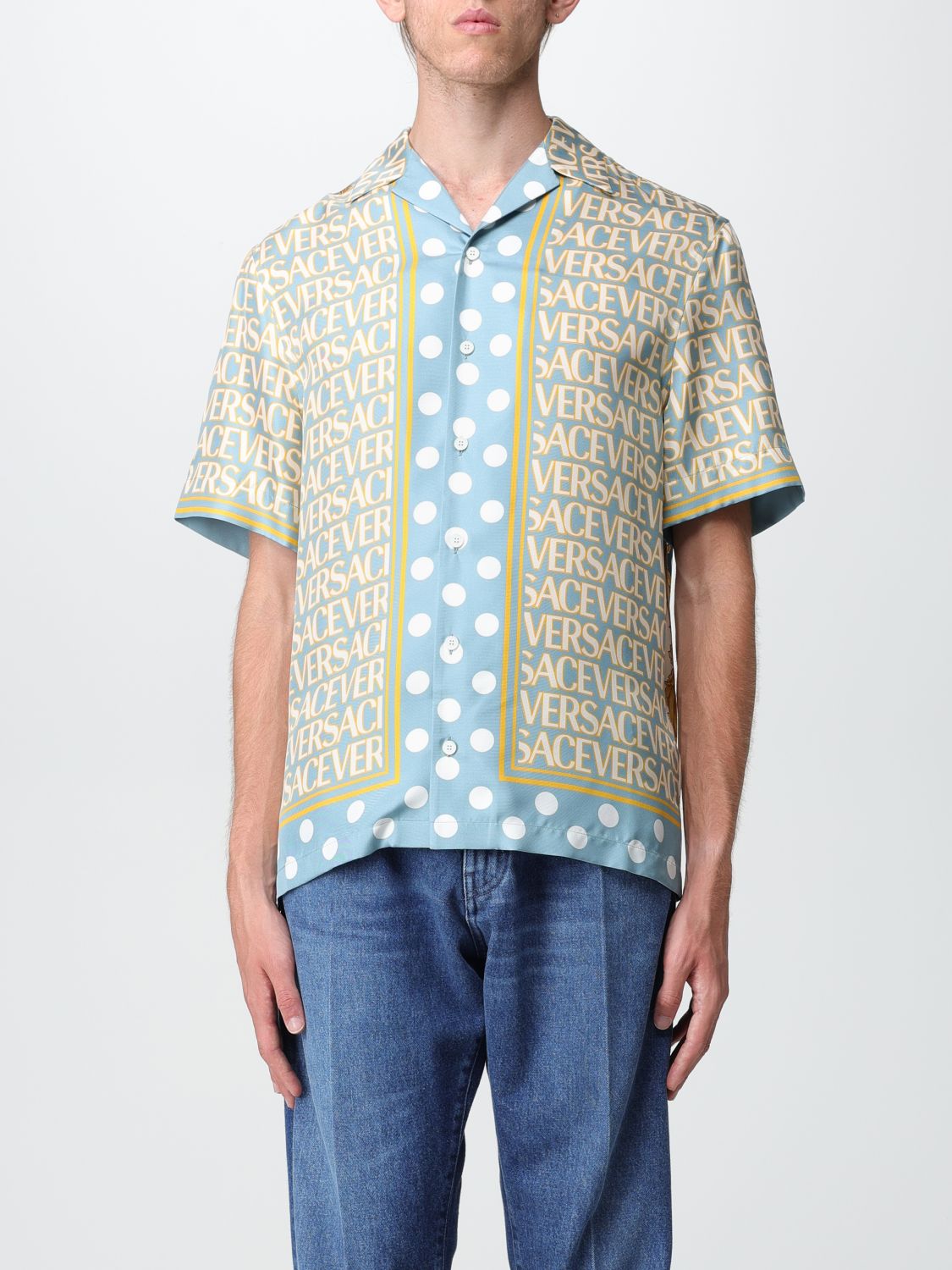 Versace Shirt VERSACE Men colour Blue