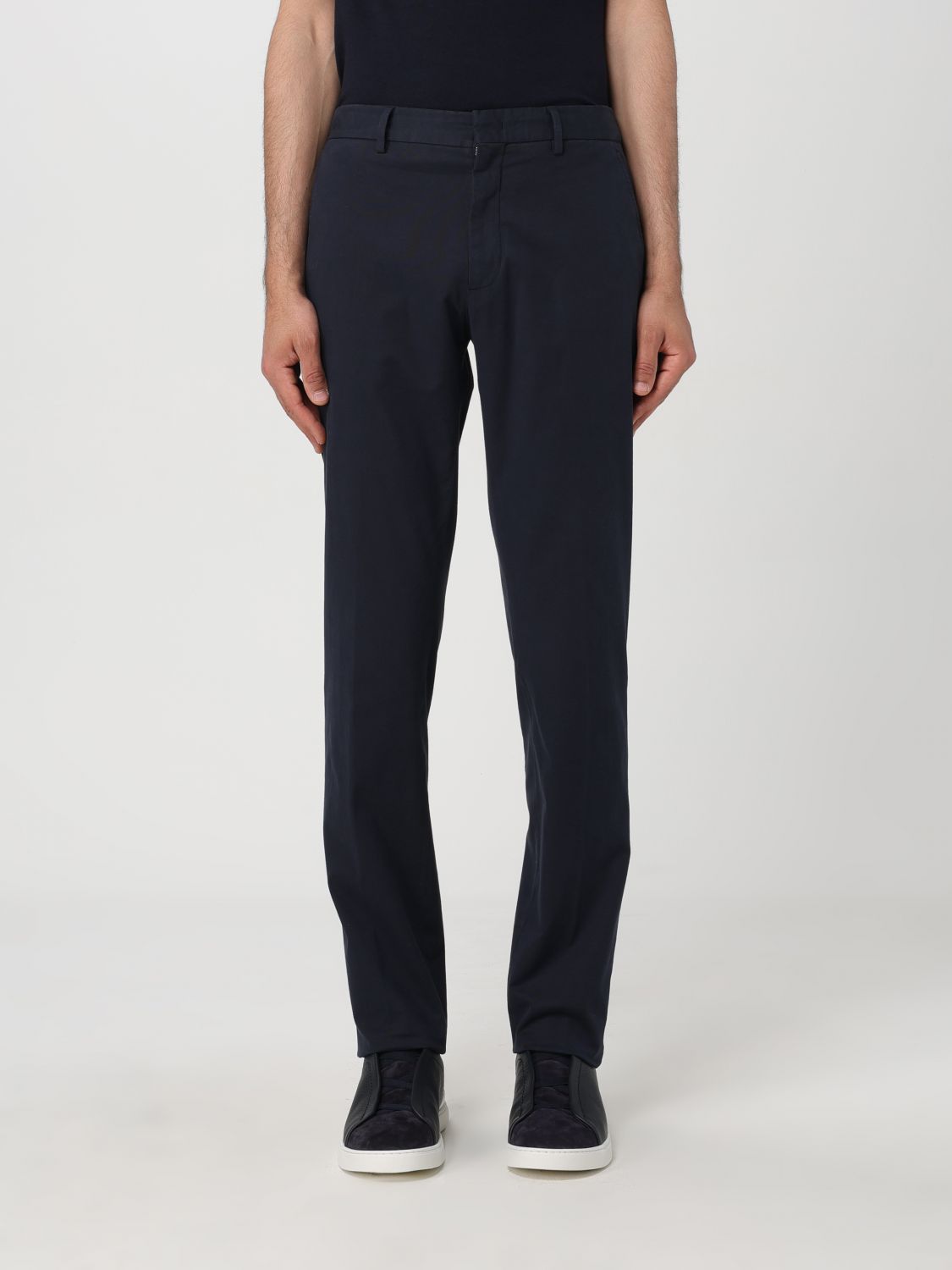 zegna Trousers ZEGNA Men colour Blue