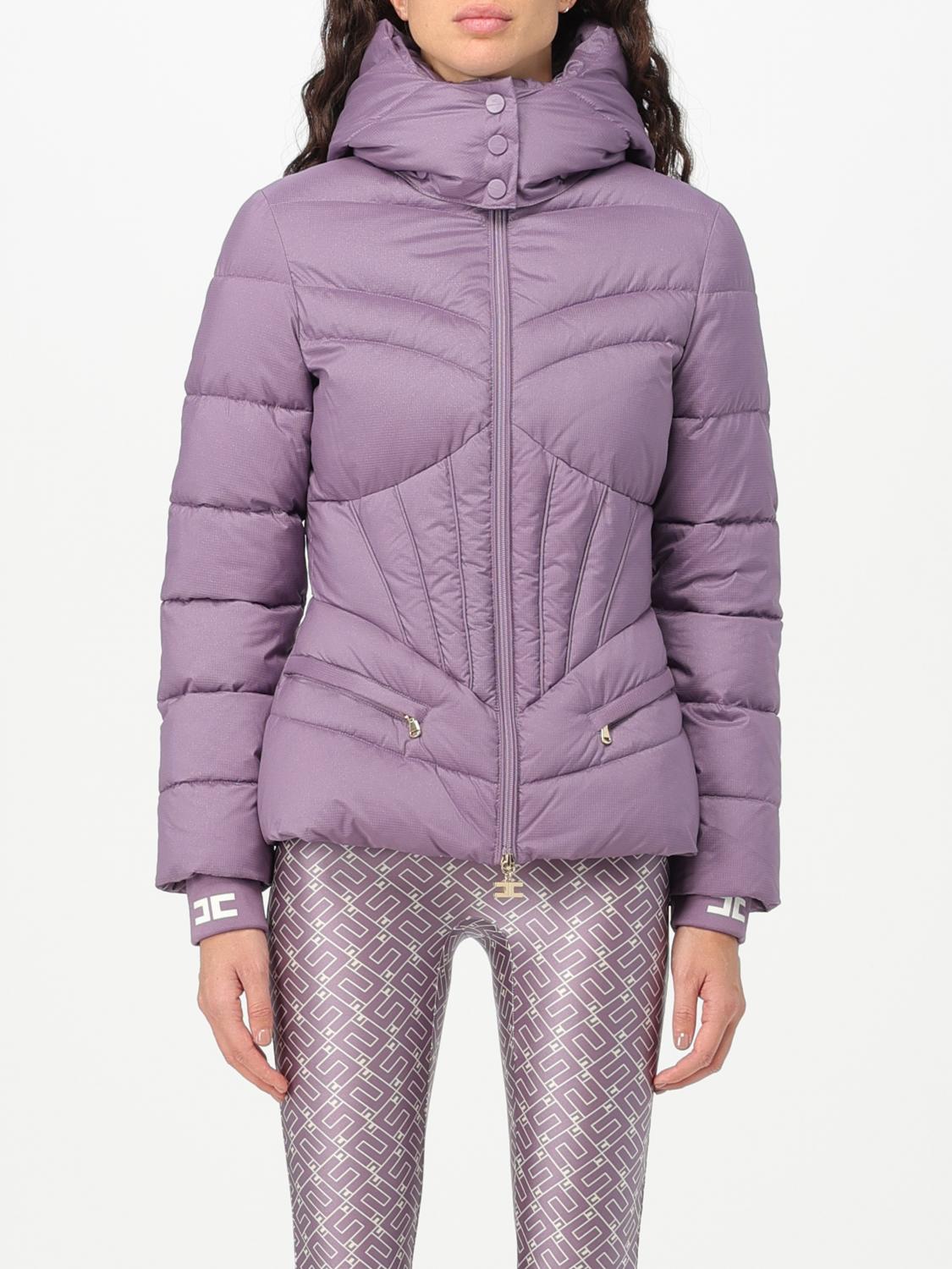 Elisabetta Franchi Jacket ELISABETTA FRANCHI Woman colour Violet