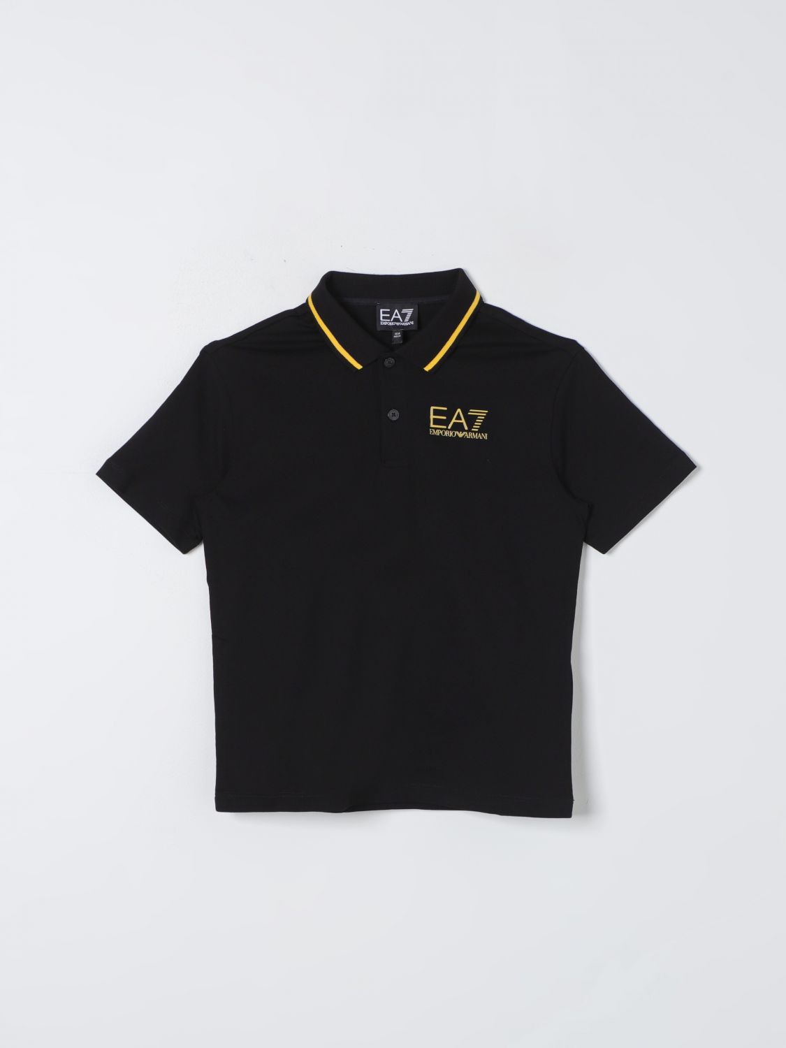 EA7 Polo Shirt EA7 Kids colour Black