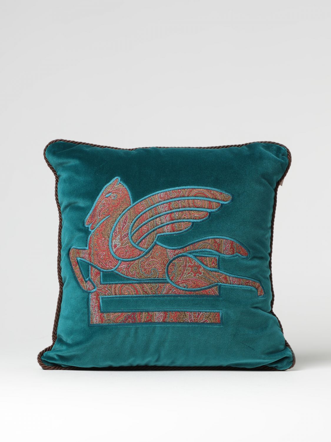 Etro Home Cushions ETRO HOME Lifestyle colour Pavone