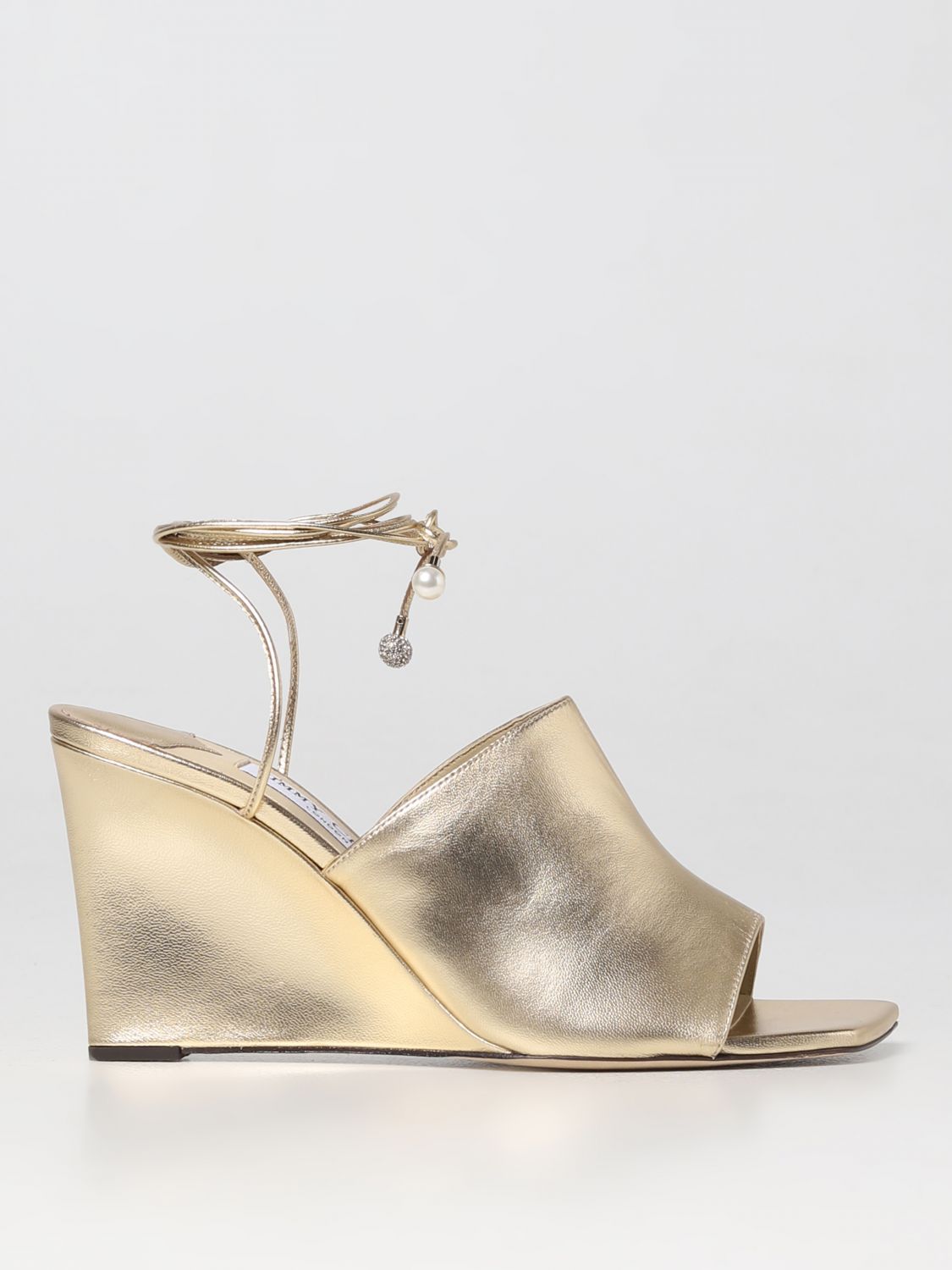 Jimmy Choo Wedge Shoes JIMMY CHOO Woman colour Gold