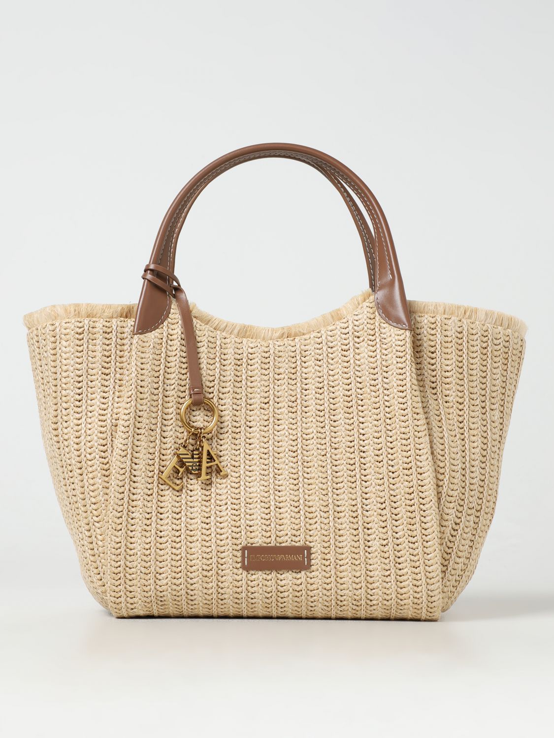 Emporio Armani Tote Bags EMPORIO ARMANI Woman colour Natural