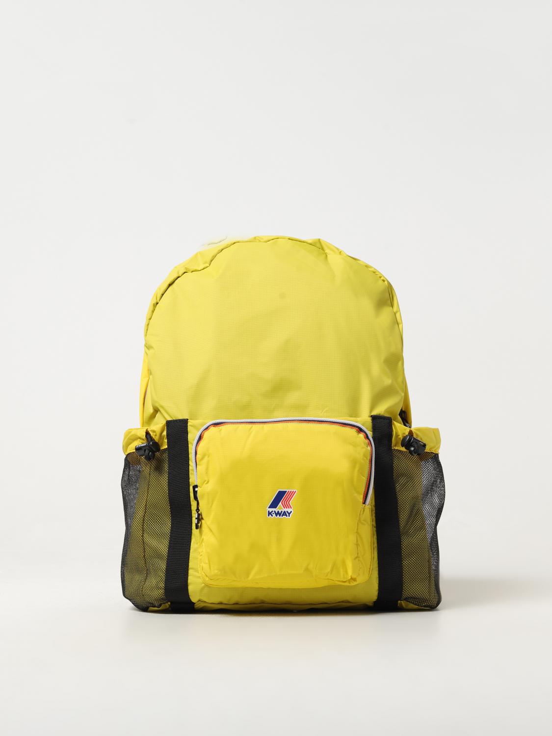 K-Way Backpack K-WAY Men color Yellow