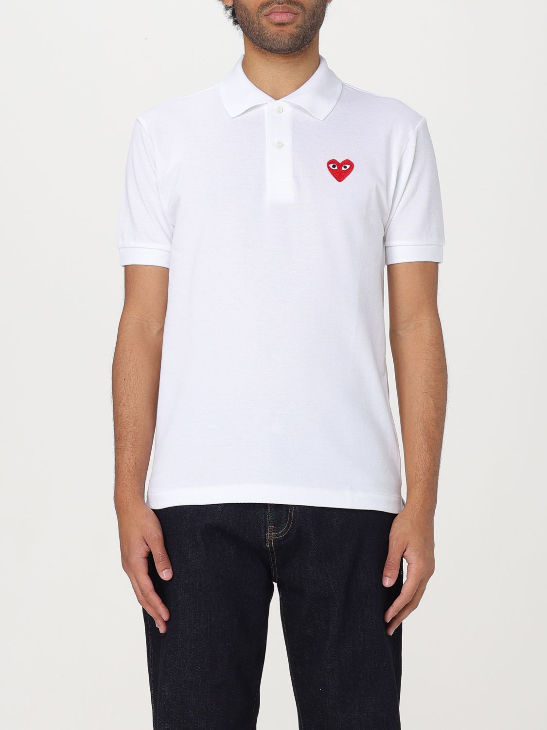 Comme Des Garçons Play Polo Shirt COMME DES GARCONS PLAY Men colour White