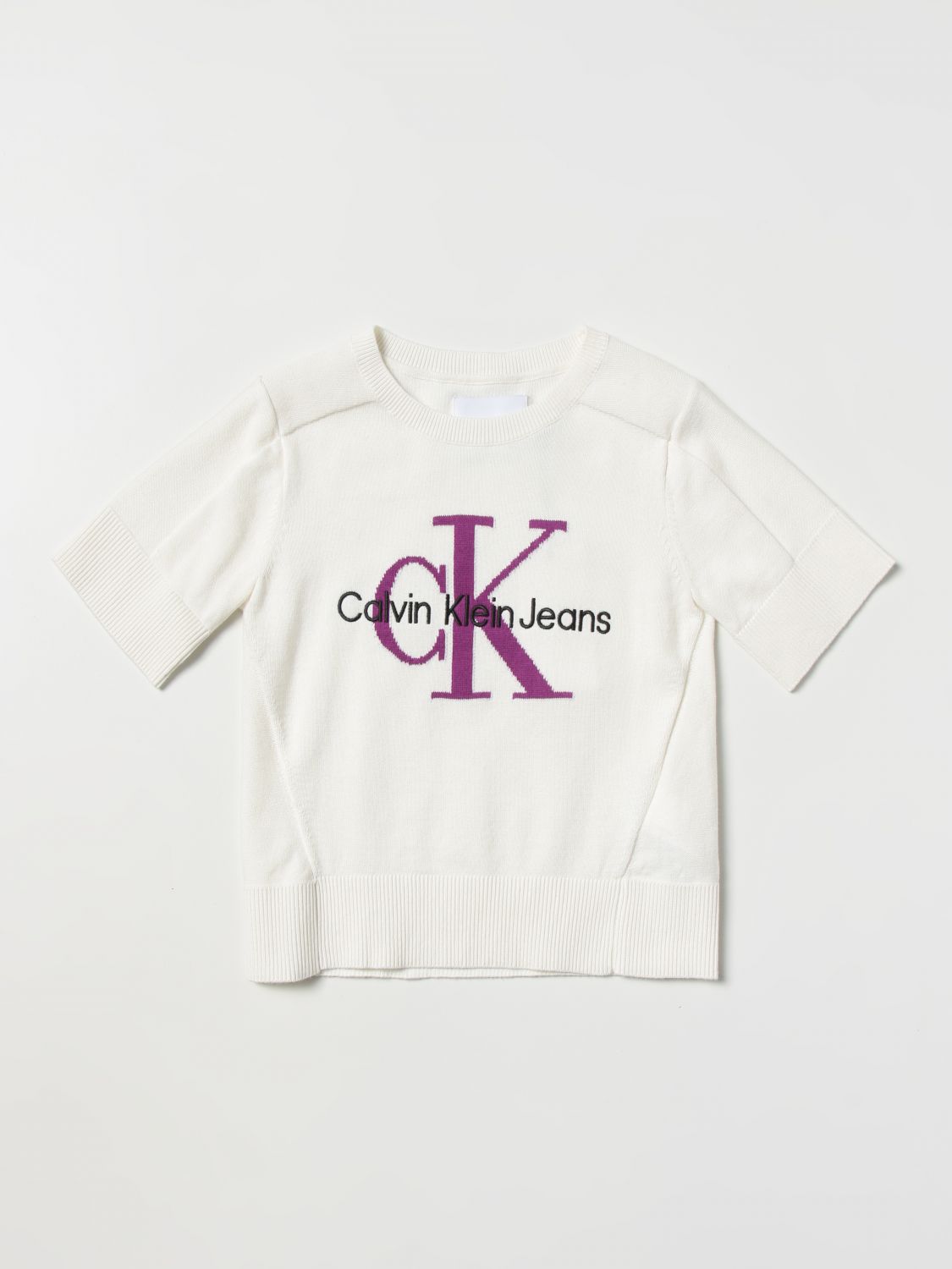 Calvin Klein Jeans Jumper CALVIN KLEIN JEANS Kids colour Ivory