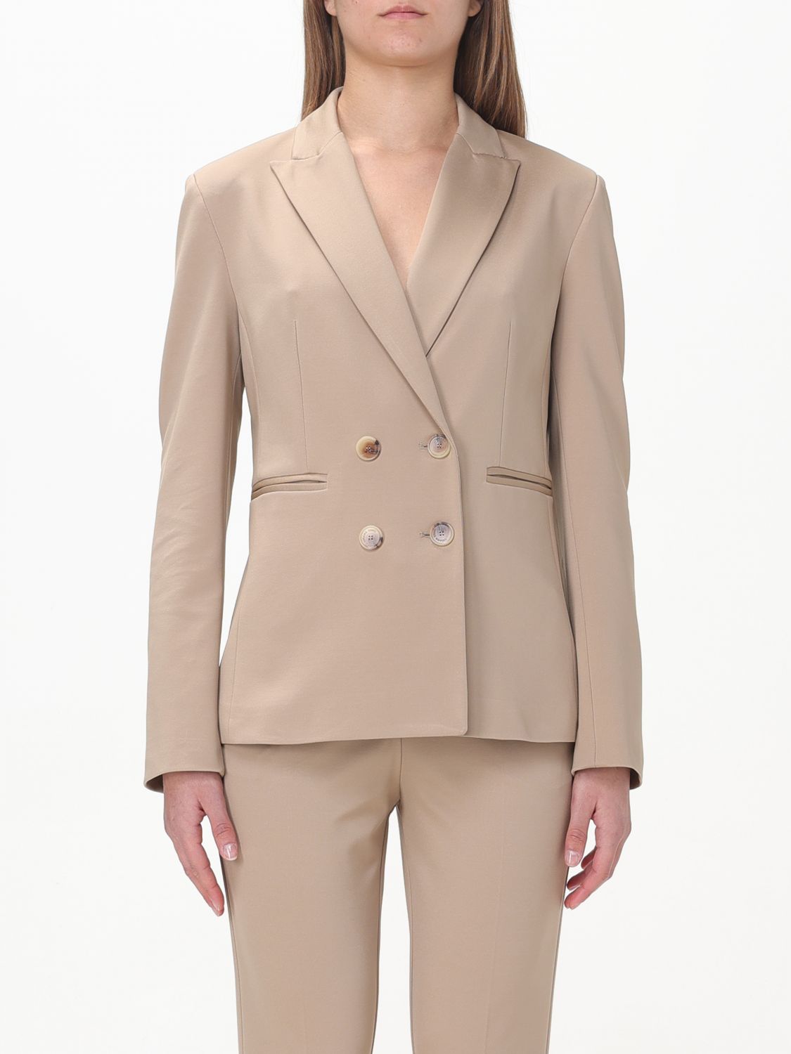 Liviana Conti Jacket LIVIANA CONTI Woman colour Beige