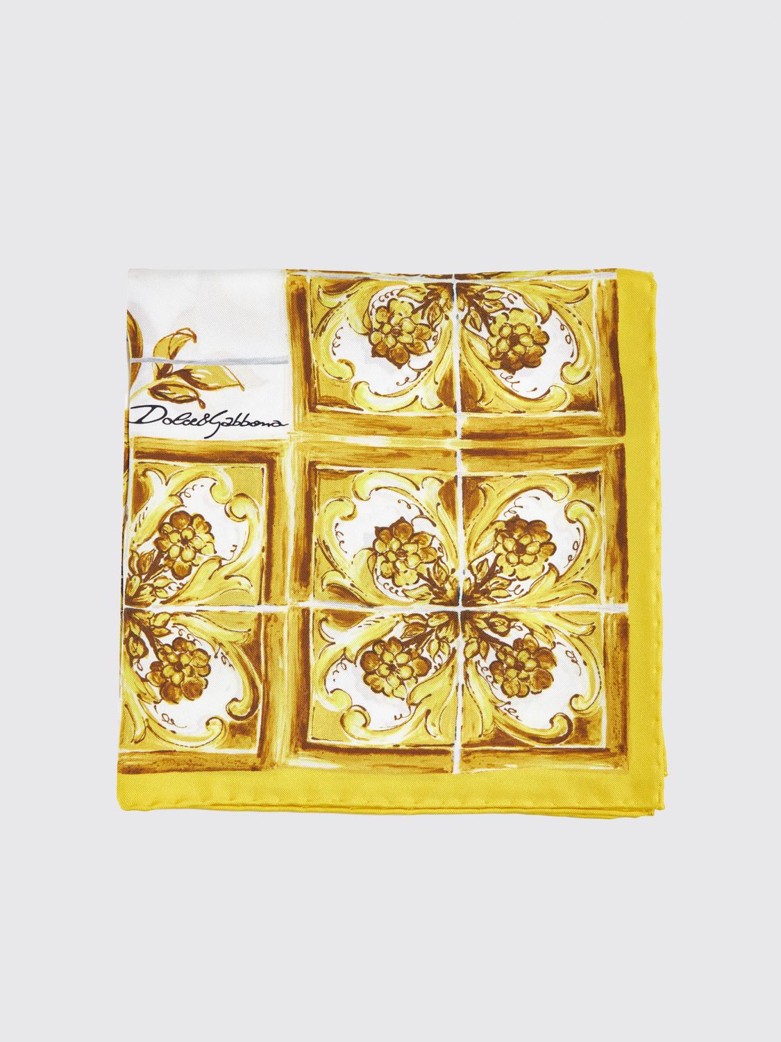 Dolce & Gabbana Scarf DOLCE & GABBANA Woman color Yellow