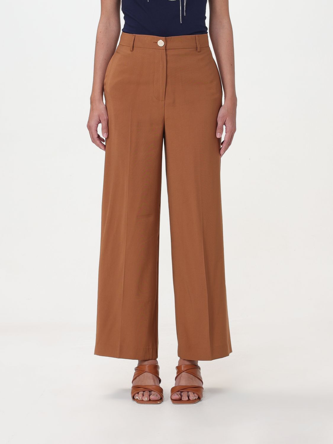 Liu Jo Trousers LIU JO Woman colour Bronze