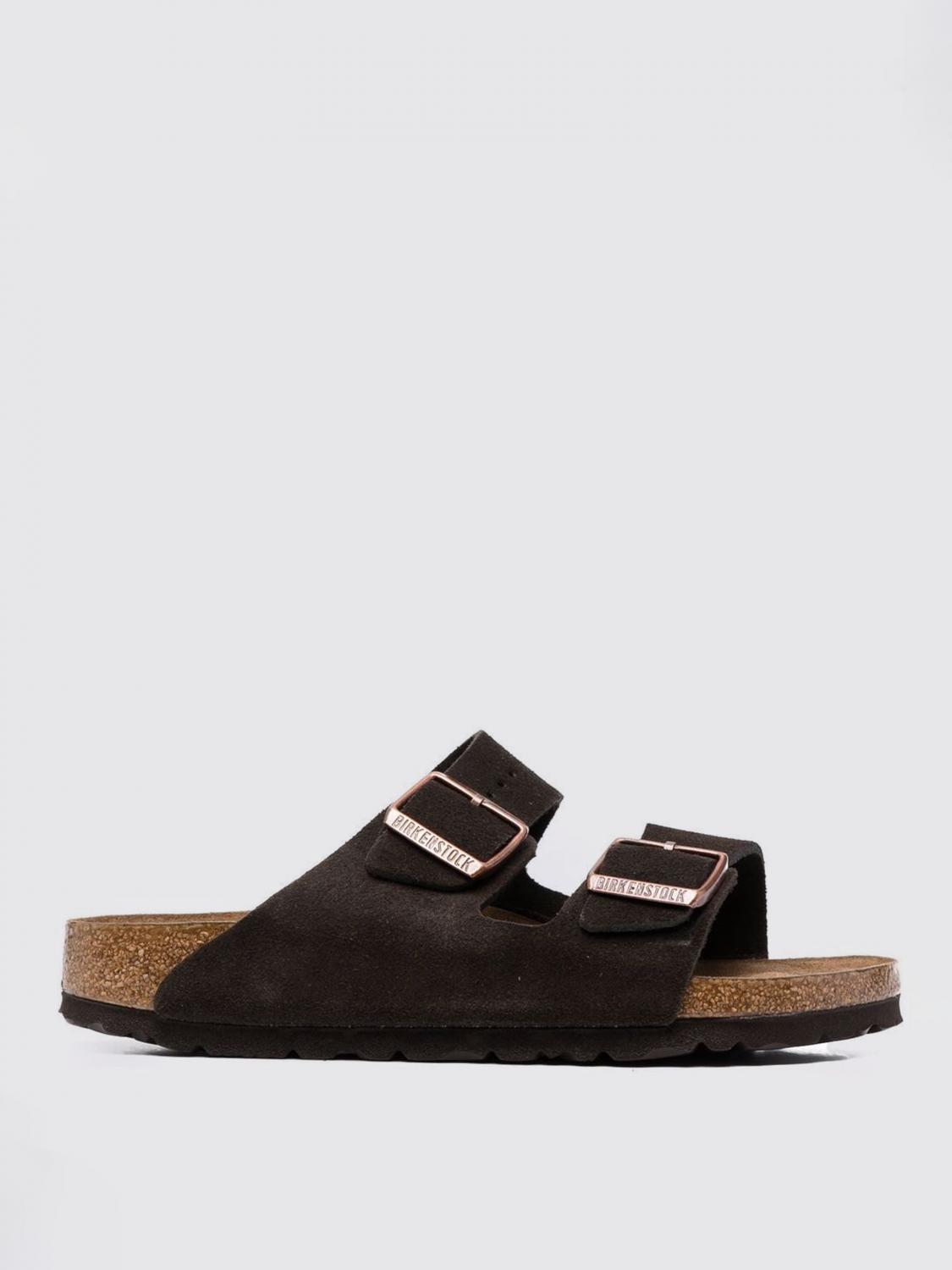 Birkenstock Flat Sandals BIRKENSTOCK Woman colour Dark