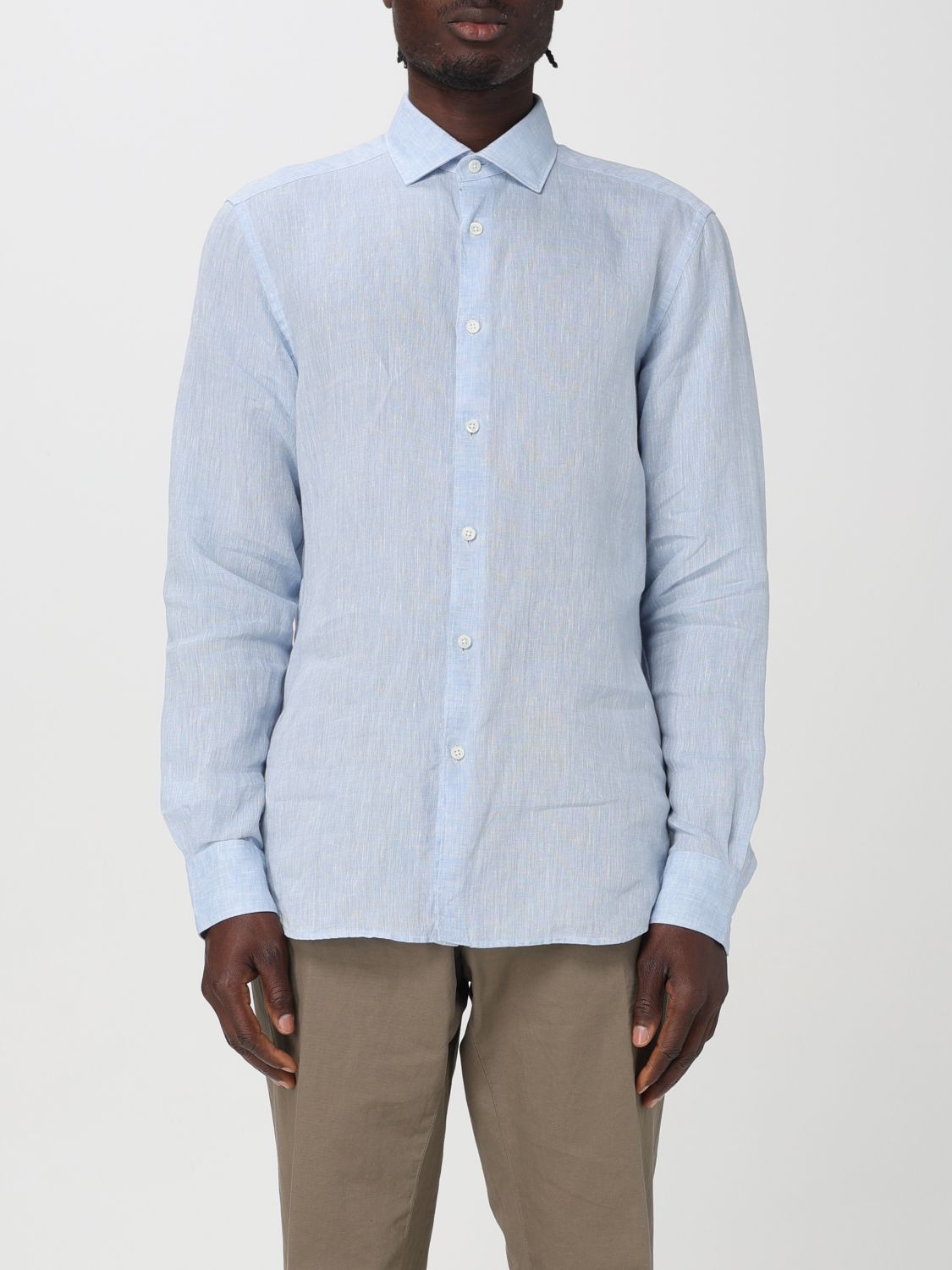 zegna Shirt ZEGNA Men colour Blue