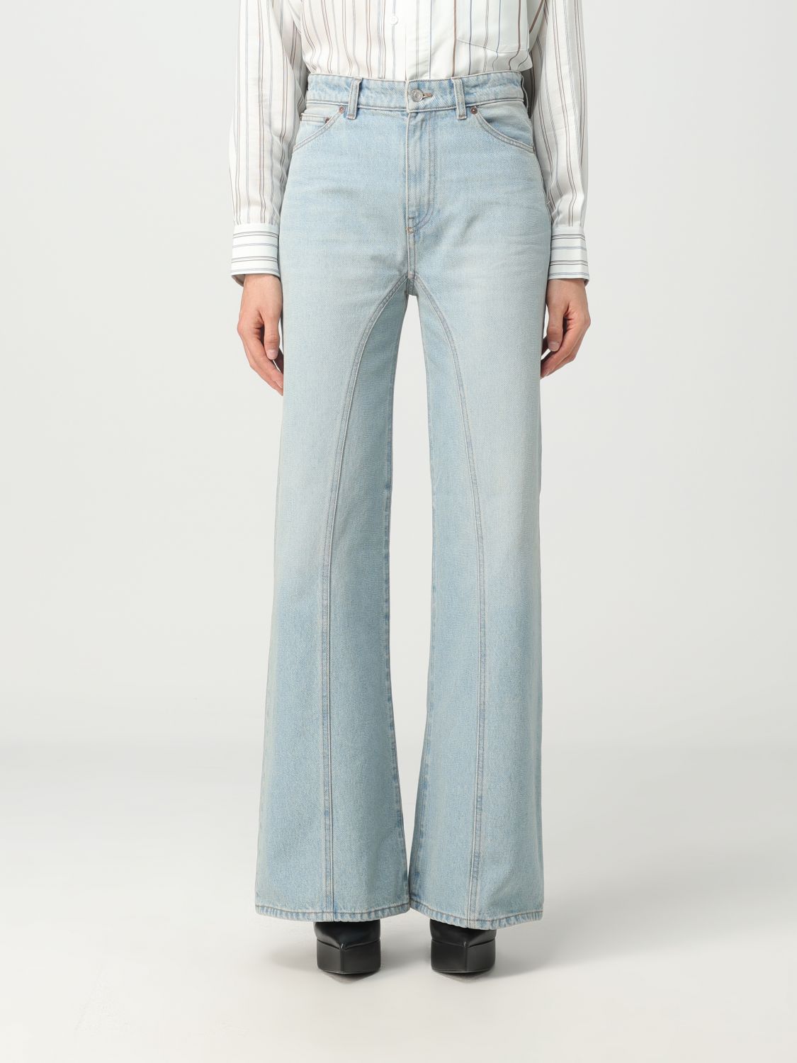 Victoria Victoria Beckham Jeans VICTORIA VICTORIA BECKHAM Woman colour Gnawed Blue