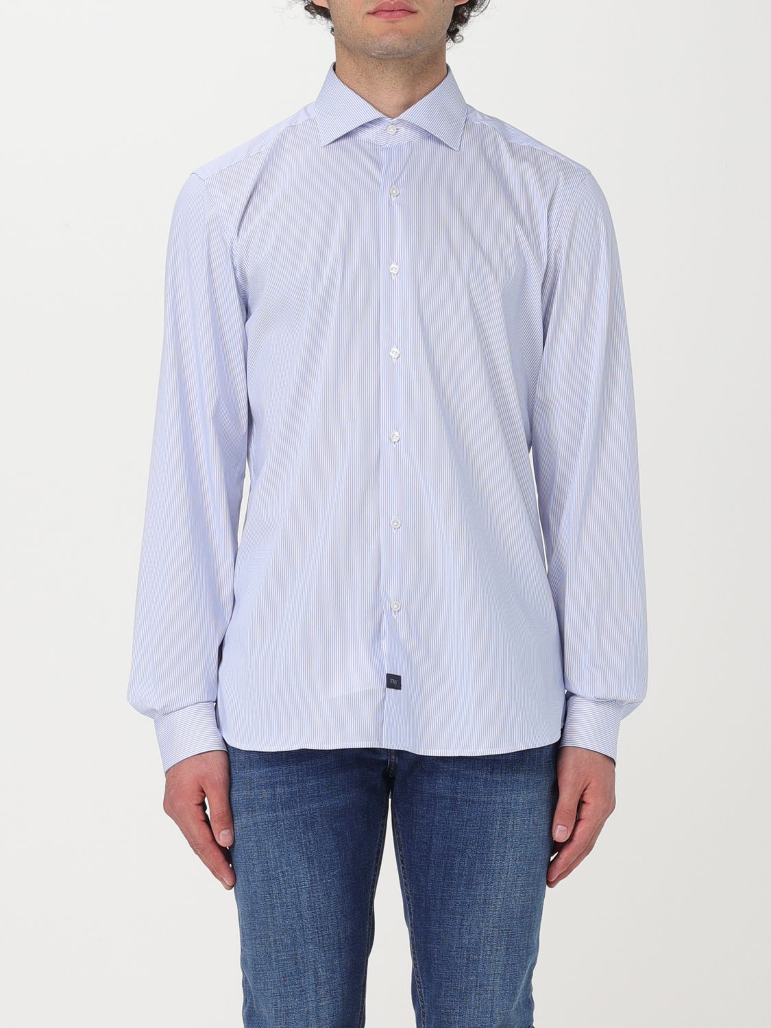 Fay Shirt FAY Men colour Sky Blue