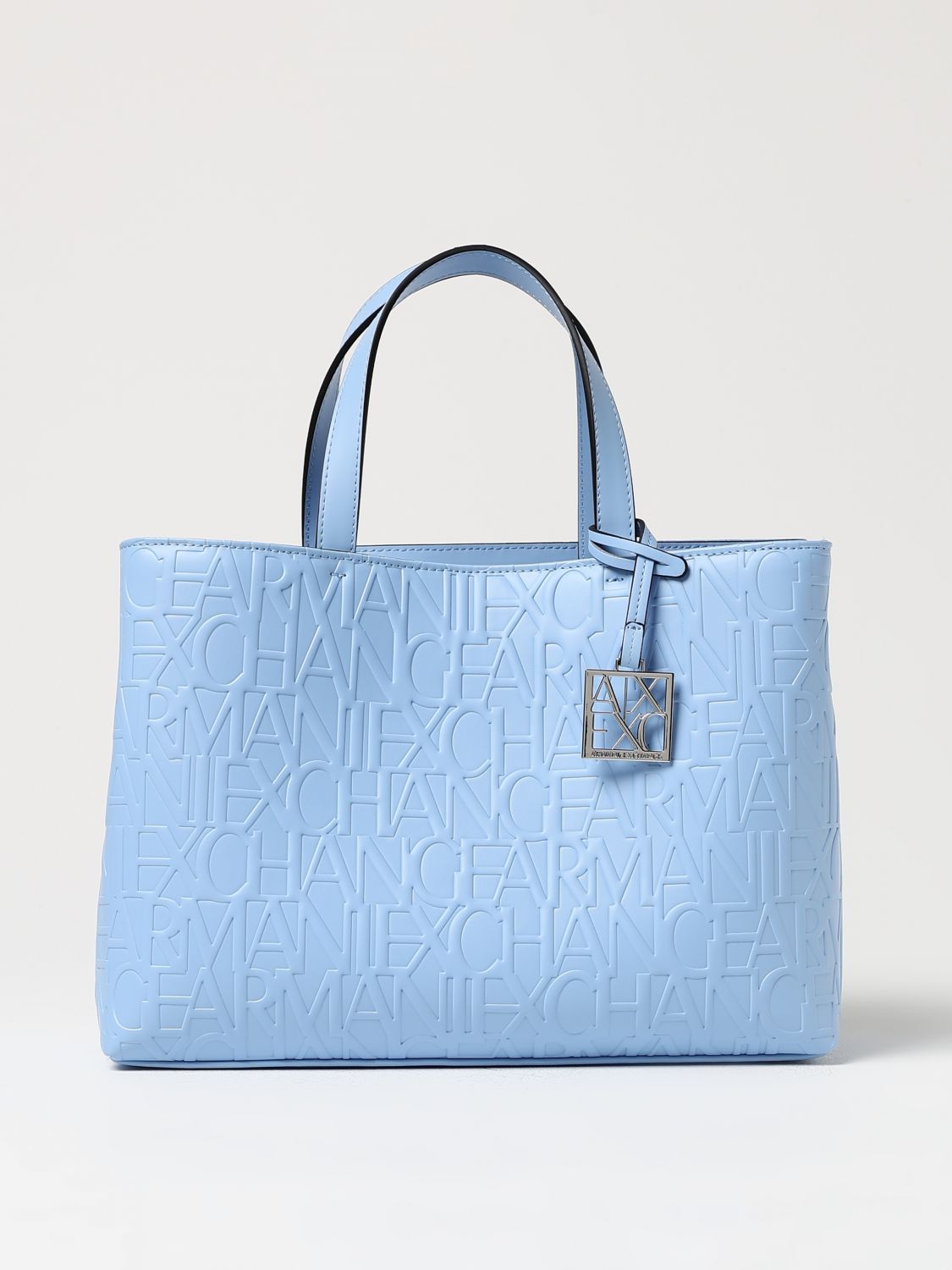 Armani Exchange Tote Bags ARMANI EXCHANGE Woman colour Sky Blue