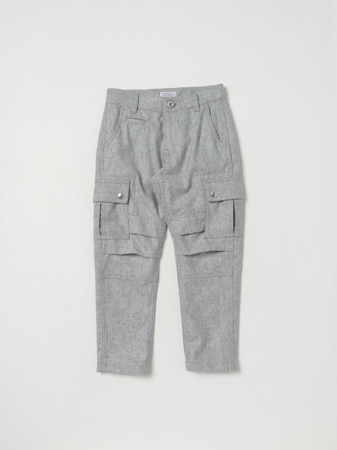 Brunello Cucinelli Trousers BRUNELLO CUCINELLI Kids colour Pearl