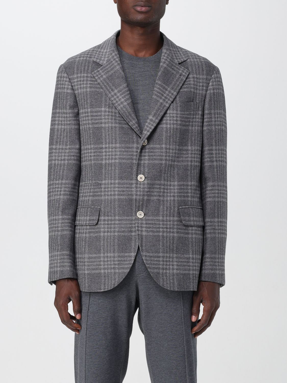 Brunello Cucinelli Blazer BRUNELLO CUCINELLI Men colour Grey