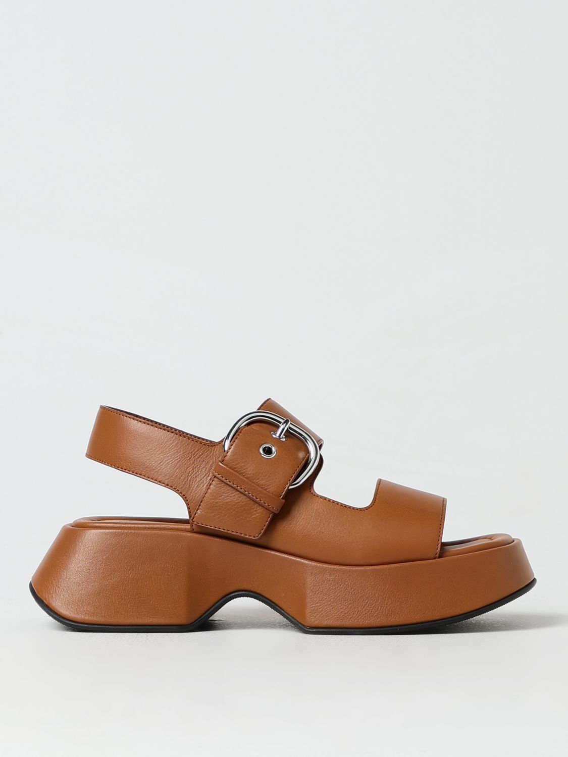 Vic Matié Flat Sandals VIC MATIÉ Woman colour Tobacco