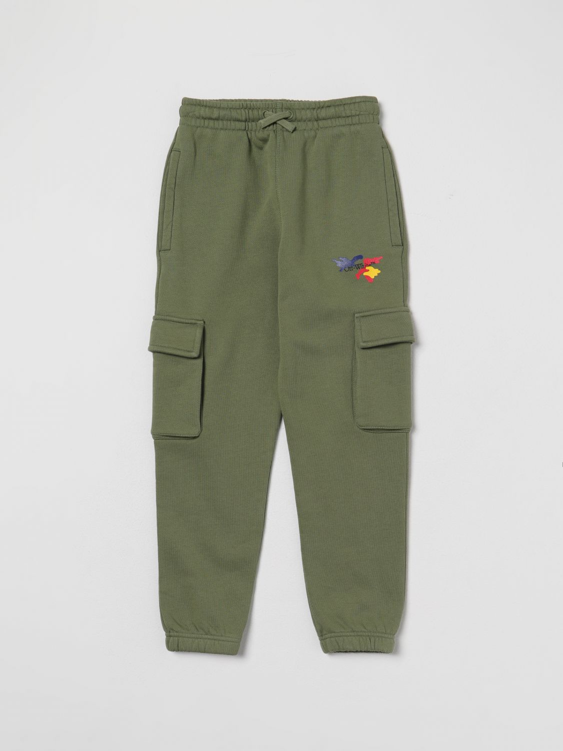 OFF-WHITE Trousers OFF-WHITE Kids colour Green