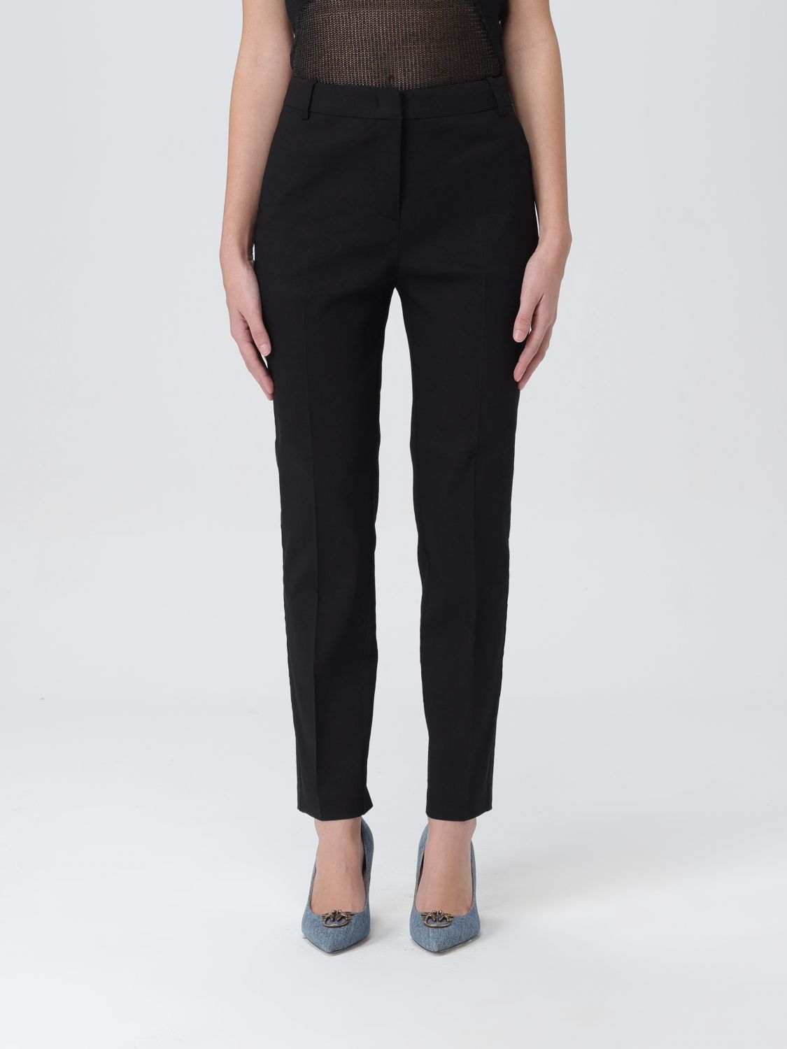 Pinko Trousers PINKO Woman colour Black