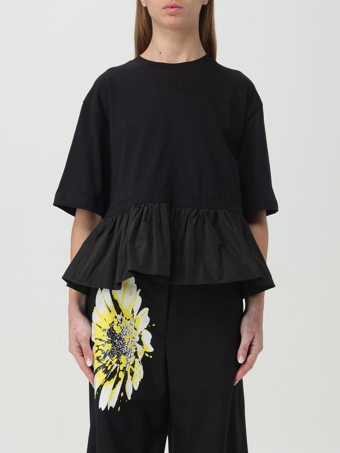 Msgm T-Shirt MSGM Woman colour Black