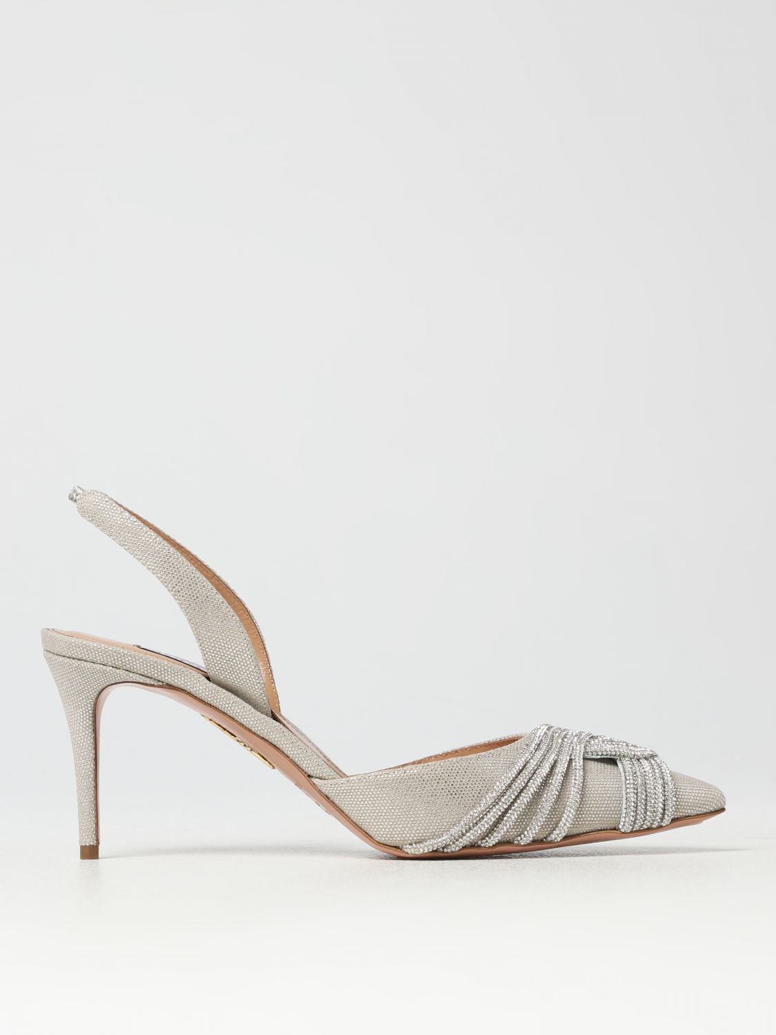 Aquazzura High Heel Shoes AQUAZZURA Woman colour Silver