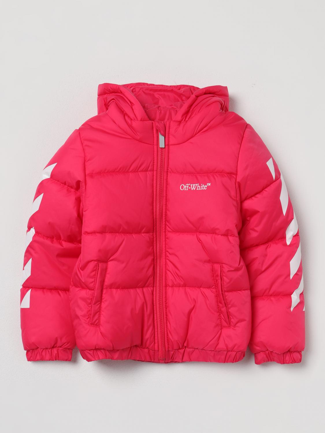 OFF-WHITE Jacket OFF-WHITE Kids colour Fuchsia