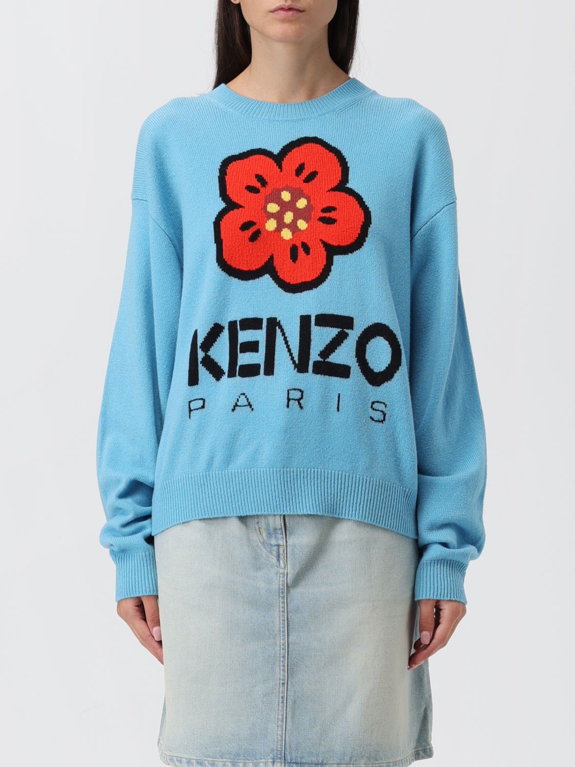 Kenzo Jumper KENZO Woman colour Sky